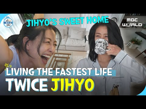 [C.C.] JIHYO can't resist a slow easy-going life! #TWICE #JIHYO