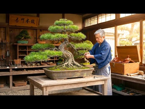 Inside the Making of a $1,000,000 Bonsai – Root Care, Wiring, and Generational Skill | ASMR