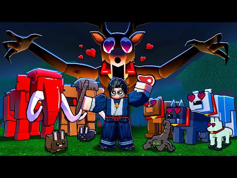 I Tamed EVERY Monster in 99 Nights in The Forest!