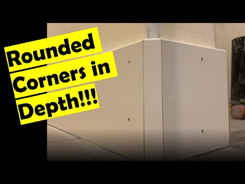 How to Do Rounded Base Board Corners | In Depth Finish Carpentry Guide to Basing Rounded Corners