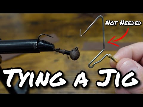 How to Hand Tie a Jig with Old School Round Living Rubber from Start to Finish