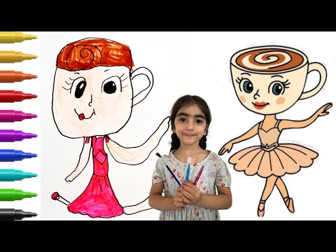 🎨 **How to Draw Ballerina Cappuccino | Easy & Cute Drawing Tutorial for Beginners** ☕🩰