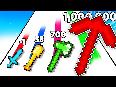 LEVEL 999,999,999 MINECRAFT PICKAXE! - Merge Miners