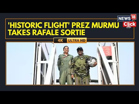 President Droupadi Murmu Takes Sortie In Rafale Fighter Jet At Ambala Air Force Station | IAF | N18G