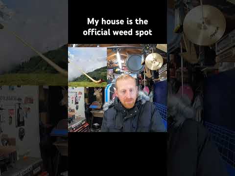 People love smoking weed in front of my house.