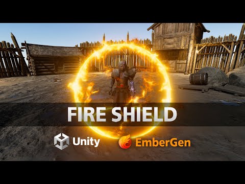 Unity VFX Tutorial - Creating fire shield using EmberGen