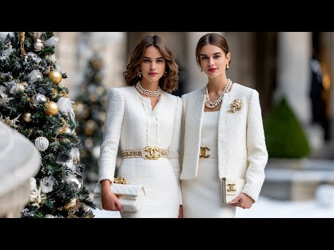 CHANEL Christmas Style | Soft Cream Elegance & Luxe Minimalism
