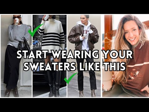 The BEST Way To Style Sweaters In 2025