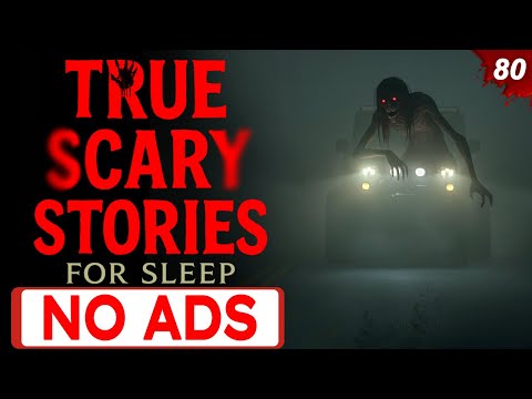 π΄ NO ADS π΄ 7 HOURS of TRUE Scary Stories for Sleep | Gentle Rain Sounds | Black Screen | Vol. 80