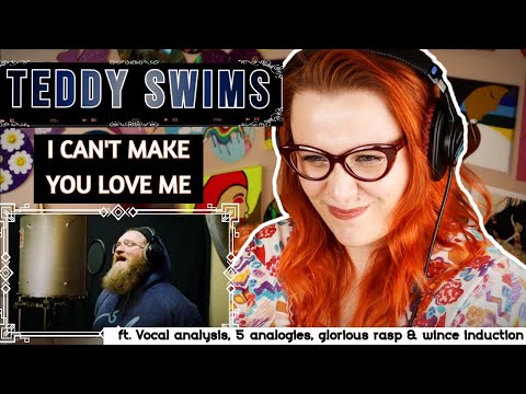 Vocal Coach 1st Reaction to TEDDY SWIMS - 'I Can't Make You Love Me' (Vocal Analysis)