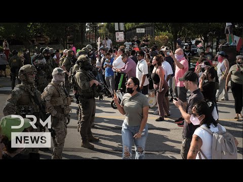 Crowds Confront Federal Agents Following Chicago Incident | DRM News | AC1F