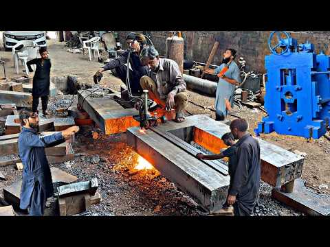 Incredible Manufacturing process of Huge Machine for Steel Mill with Old Technology