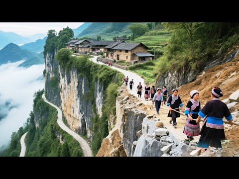 Exploring the beautiful village on the brink of Hunna cliff  the villagers have invested more than