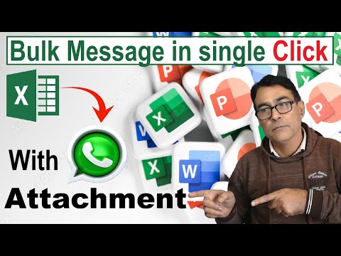 Send Bulk WhatsApp Custom Message Using MS Excel With Attachment Step-by-Step Guide