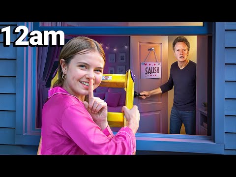 My Daughter SNEAKS OUT of the House AT MIDNIGHT