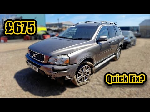Cheap Written Off Crashed Volvo XC90. Can it be fixed?