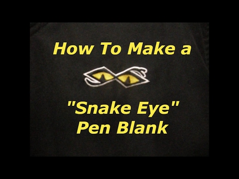 How I Made A Snake Eye Segemented Blank