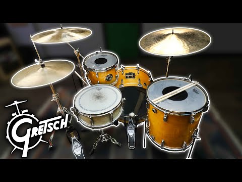 Buying and Fixing a Vintage Gretsch Drum Set - 1970s Gretsch Kit!