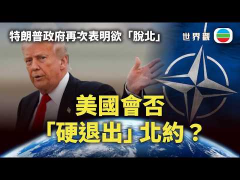 世界觀|特朗普政府再次表明欲「脫北」 美國會否「硬退出」北約?|2026/04/07|無綫新聞|TVB News