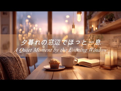 [Background Music] Quiet Moment by the Evening Window – Guitar & Piano for Study, Work, Relaxation