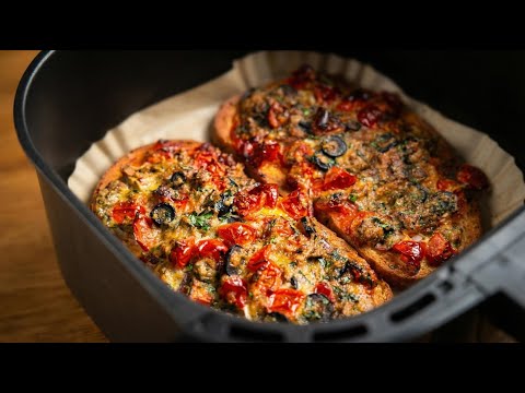 Einfaches Pizza-Toast-Rezept für die Luftfritteuse, das Sie probieren müssen!