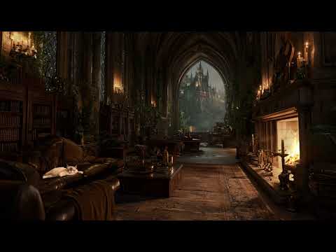 Medieval Castle Ambience – Rain, Thunder & Relaxing Sounds for Deep Sleep & Focus