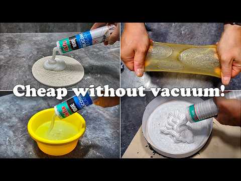 5 Ideas for Making Silicone Molds Very Cheaply, Without Vacuum and Without Bubbles!