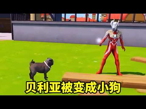 糟糕了,賽羅學了新技能把貝利亞變成了小狗,沒想到變不回去了! 【神龍動漫】