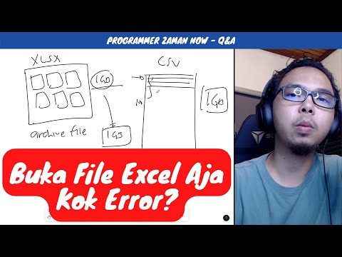 Stream File Excel Berisi 500K Rows