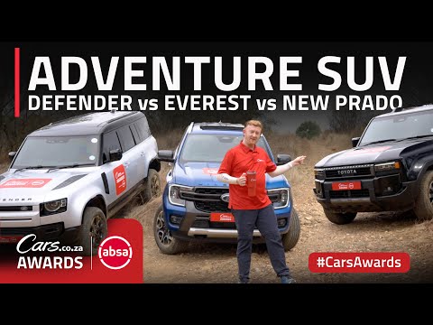 New Toyota Prado vs Ford Everest vs LR Defender - Adventure SUV Category Comparison #CarsAwards