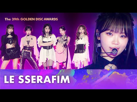 [제39회 골든디스크] LE SSERAFIM (르세라핌) - 'Intro + Pierrot + CRAZY (EBM Remix)' ♪ | JTBC 250106 방송