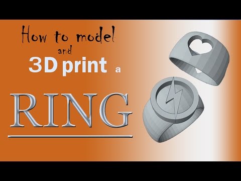 How to model and 3d print a Ring pt1