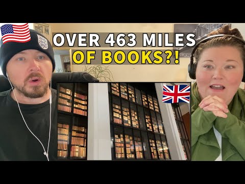 Americans React to The British Library in London - This is Incredible!