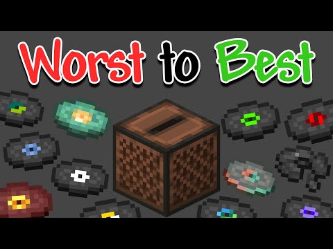 Ranking Minecraft's Music Discs from Worst to Best