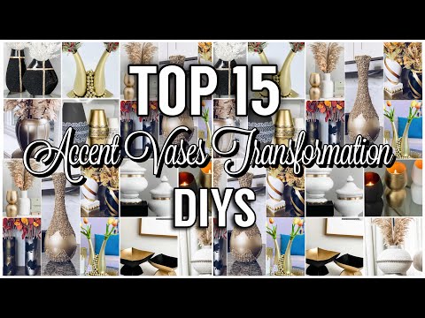 TOP 15 DIYs TO TRY IN 2024 | Dollar Tree Vase Transformation DIY Hacks to try this New Year!