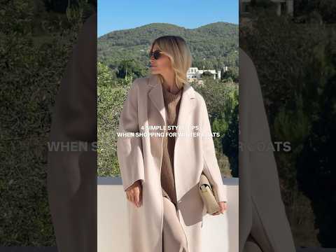4 SIMPLE STYLE TIPS WHEN SHOPPING FOR A NEW WINTER COAT