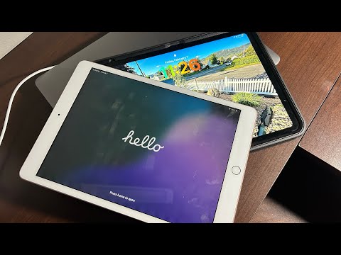 iPad 10 Silver unboxing and setup and comparisons! (Replacement device for iPad 8 swollen battery)!