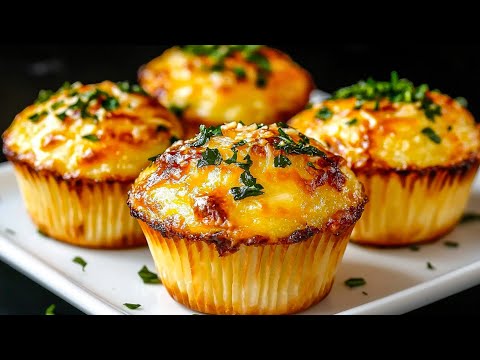 Kartoffeln mit Eiern schmecken besser als Fleisch! Diese Kartoffelmuffins werden jeden beeindrucken!