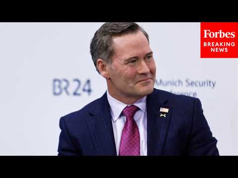 UN Ambassador Mike Waltz Touts Gaza Plan, Board Of Peace At Munich Security Conference