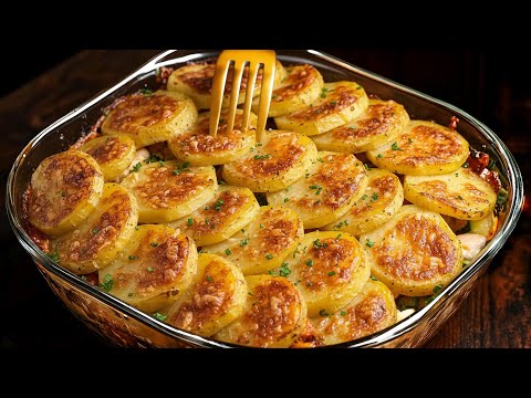 Potatoes & chicken fillet🔝 🔝 Secret recipe from a German magazine. Delicious and simple