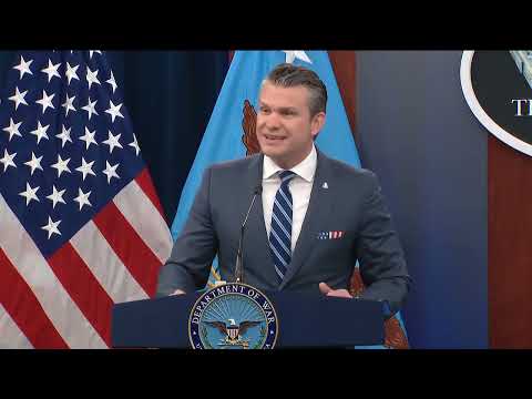 Pentagon Press Briefing on strait of Hormuz blockade