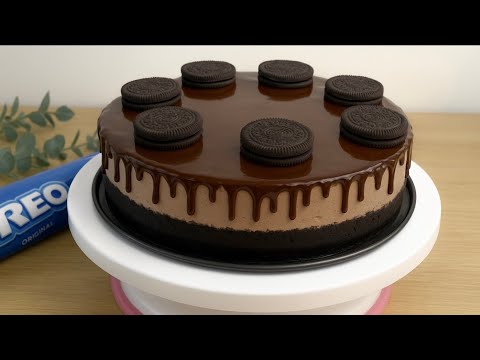 Oreo cheesecake recipe without oven and without gelatin!! The most delicious recipe you can try!💫