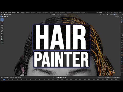 Hair Painter - New Blender Hair Generator!