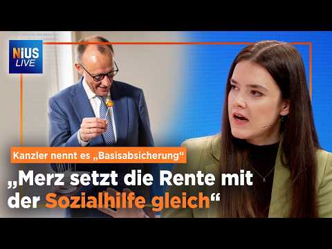 „Nur noch Basisabsicherung": Merz' neuer Renten-Zoff – SPD eskaliert | NIUS Live vom 22.04.2026