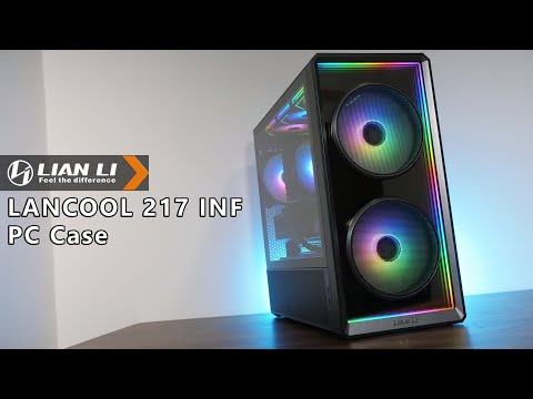 This high airflow PC case has an infinity mirror front panel! Lian Li LANCOOL 217 INF Review