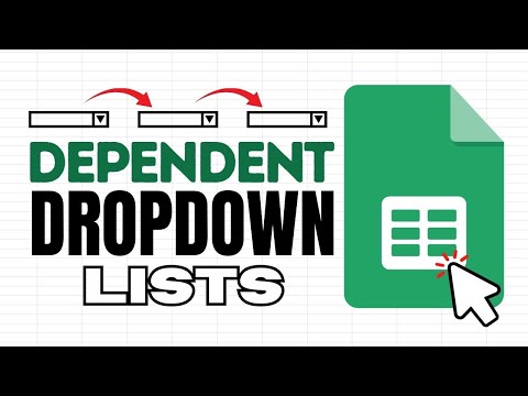 Google Sheets | Dependent Dropdown Lists (New Version)