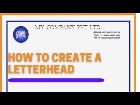 How to create a Letterhead| CSEC EDPM