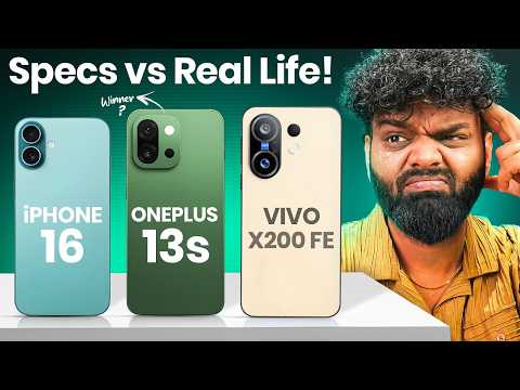 Flagship Compact Battle: iPhone 16 vs OnePlus 13S vs Vivo X200 FE