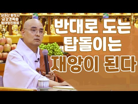 반대로 도는 탑돌이는 재앙이 된다?! 👉오른쪽/왼쪽👈에 담긴 진기한 이야기 | 8월 금강경 철야정진법회 | 자현스님 법문