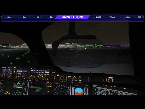 [MSFS2024] CAL631 KMEM-KJFK VCAL 2025 Year-End World Tour Leg9 Arrival